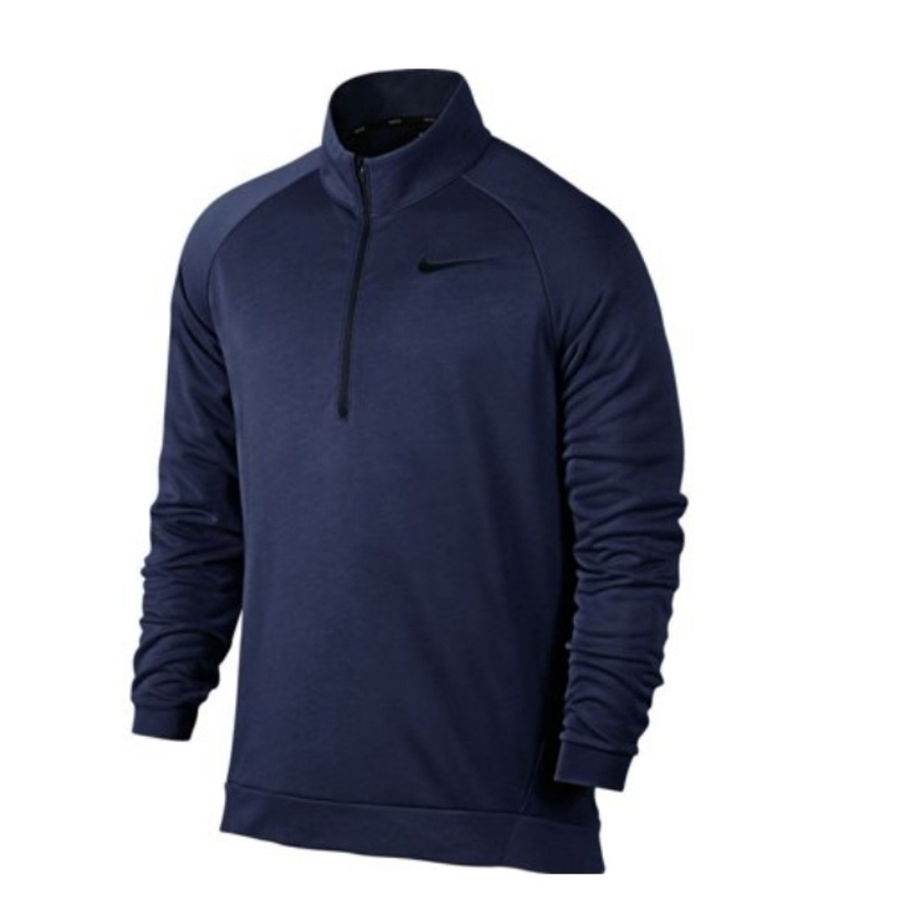 Nike Mens Fleece Long Sleeve Quarter Zipper